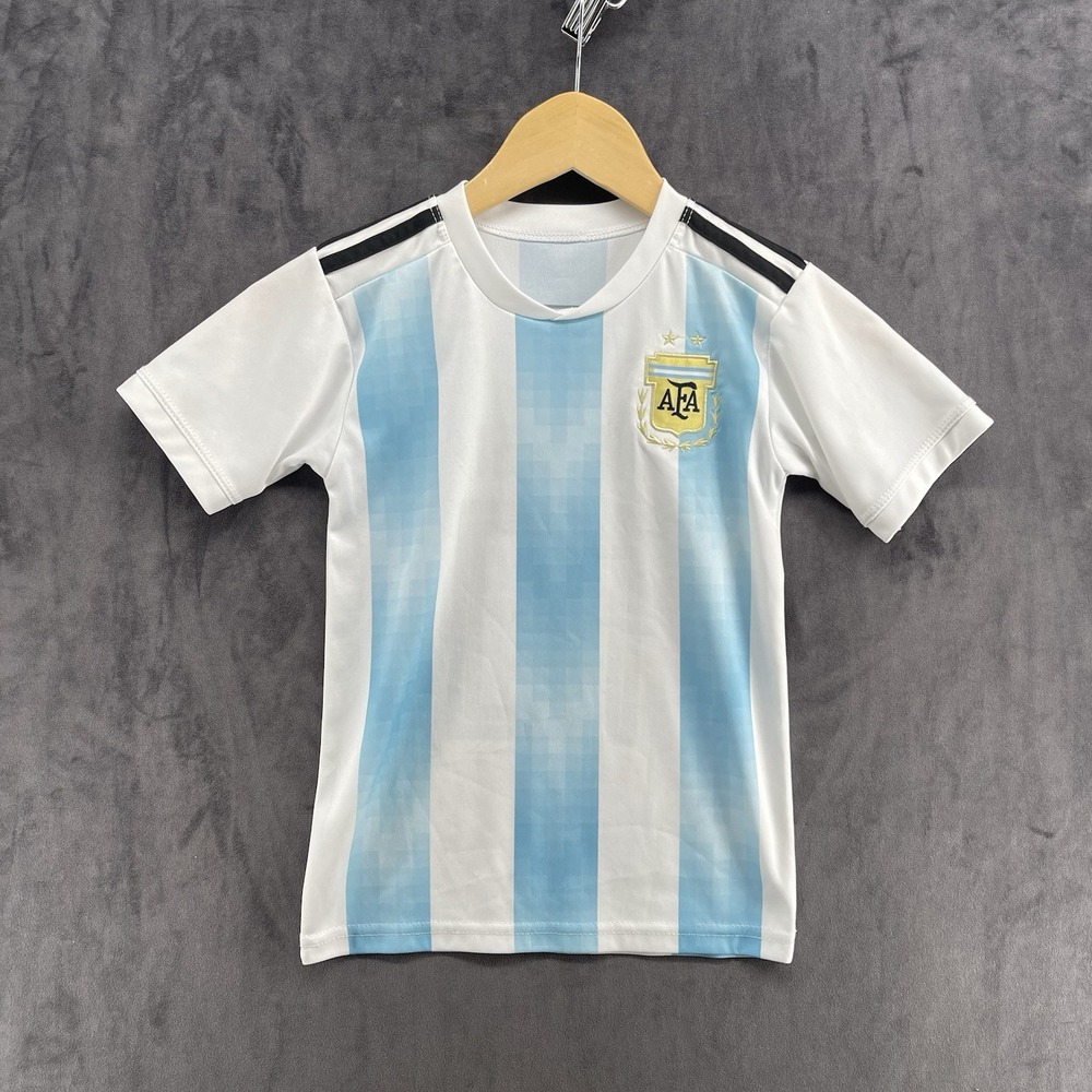 Messi Argentina Jersey #10 Kids Youth Size 8 Soccer Football AFA Blue White